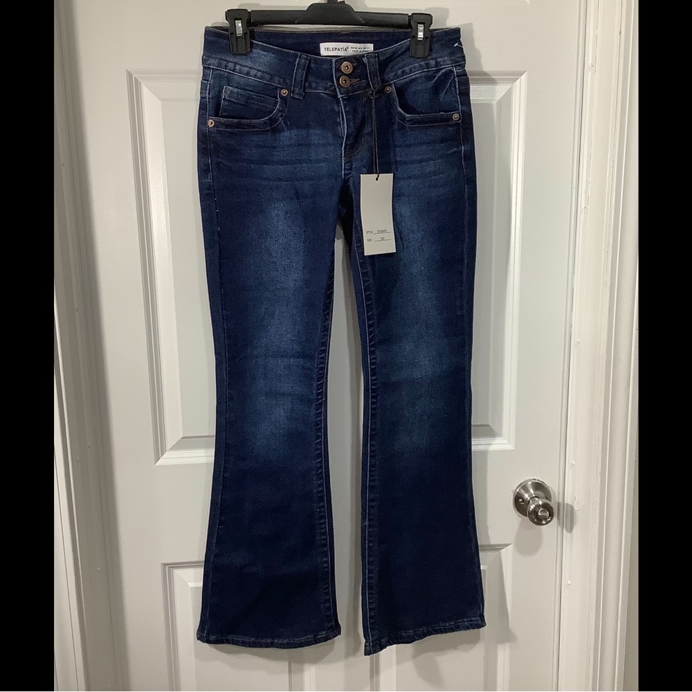 Telepatía Dark Blue Flare Jeans size 5/27. NWT. - Picture 8 of 14